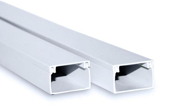 Кабель-канал 100х60 L2000 с двойным замком бел. Э-Пласт 350389N