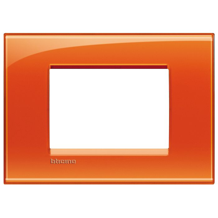Рамка 3 модуля BTicino LIVING LIGHT, оранжевый, LNA4803OD