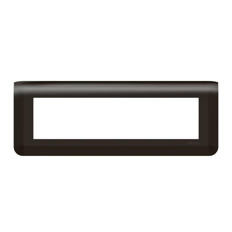 Рамка 8мод. Mosaic черн. Leg 079058