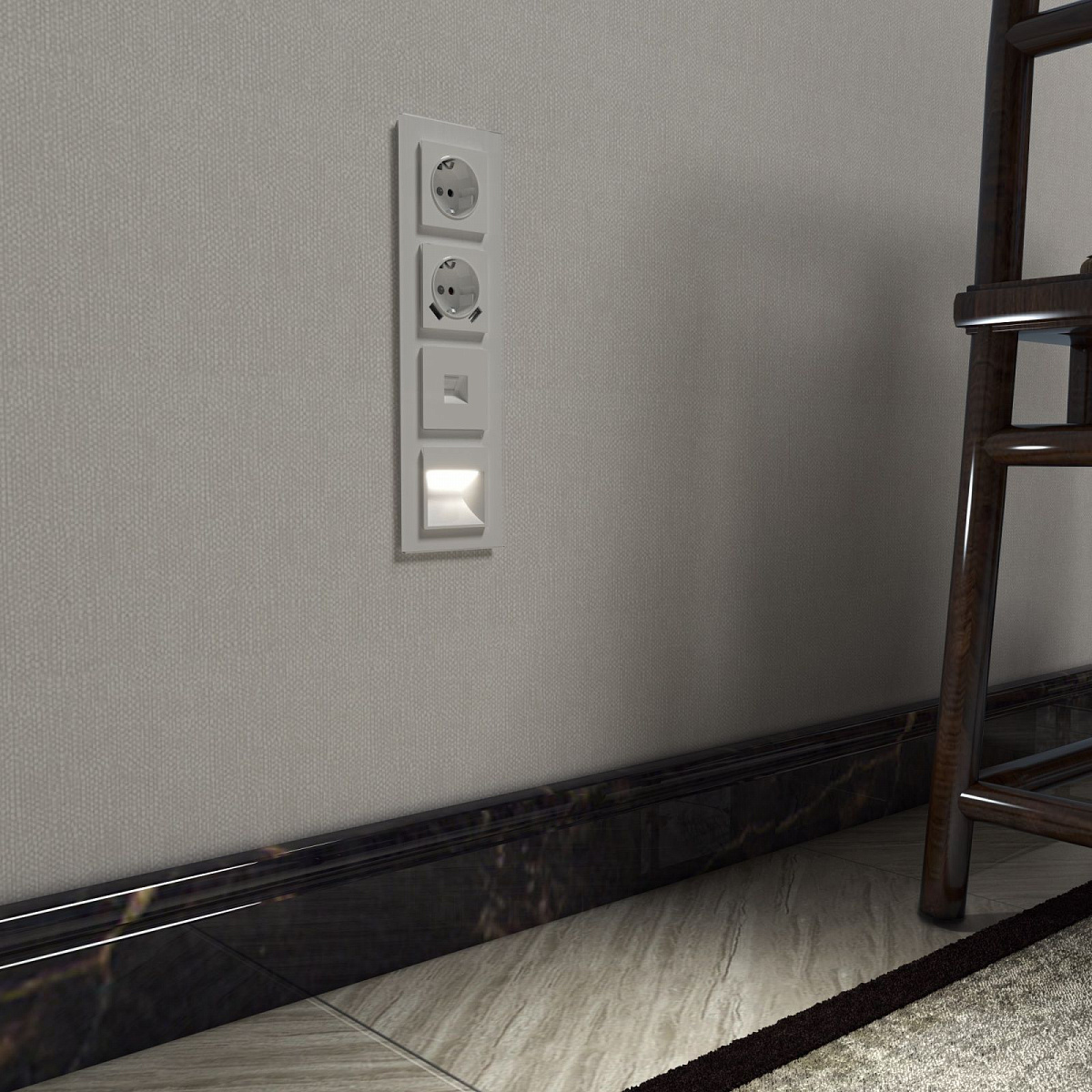 Телефонная розетка RJ-11 (белая) W1182001