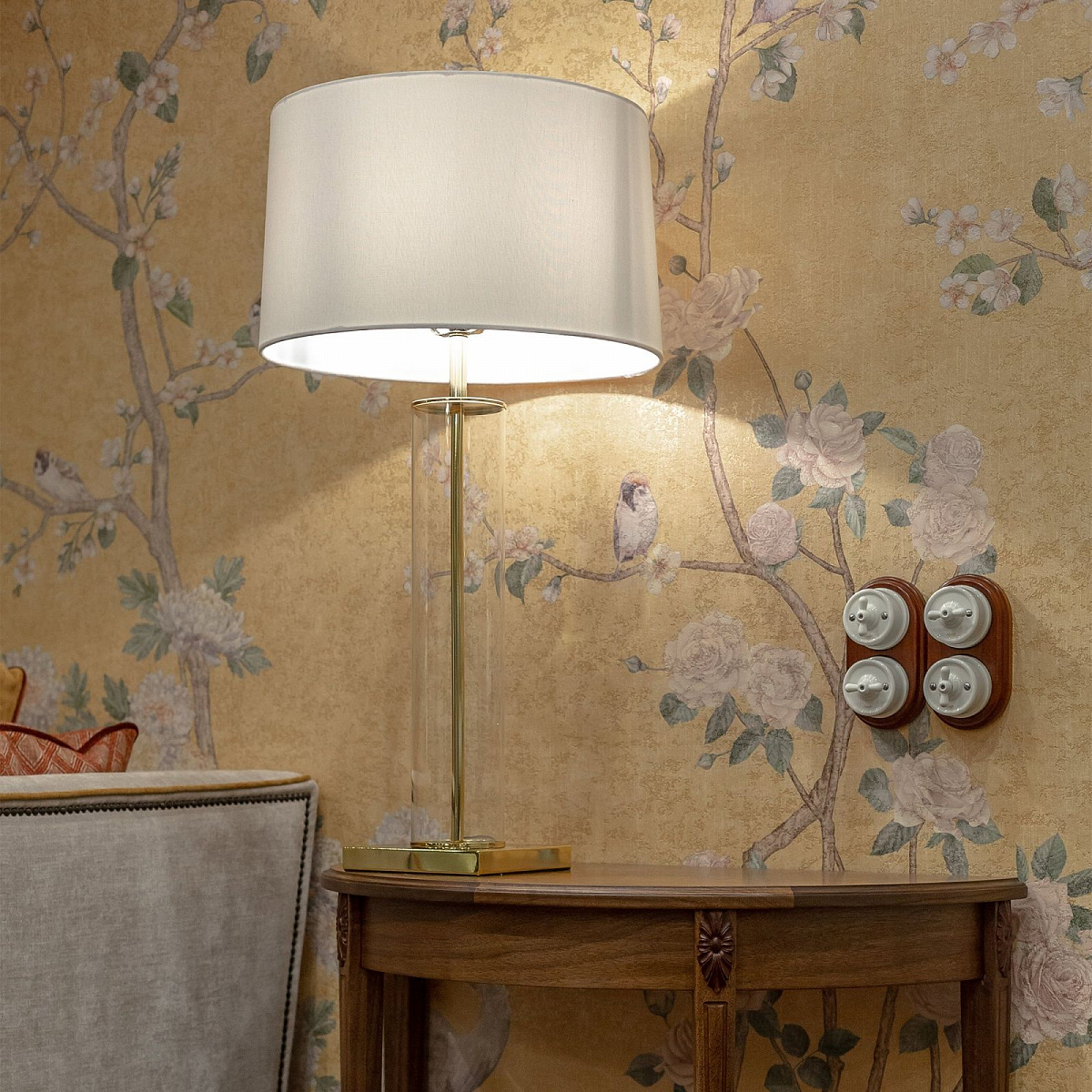 Рамка на 2 поста итальянский орех W0025225